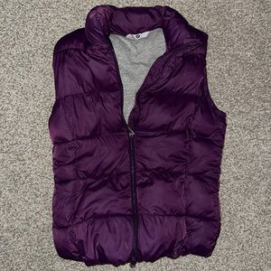 Purple BMW Puffer Vest